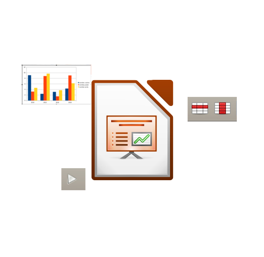 LibreOffice Impress Insérer un élément spécial (tableau, diagramme